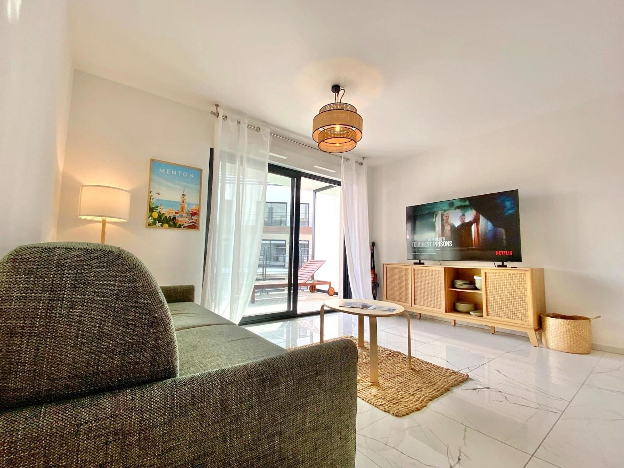 'Cap Riviera' Proche Gare Et Centre Apartman Menton Kültér fotó